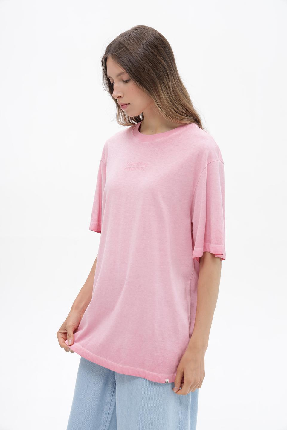 Футболка Tom Tailor denim розовый