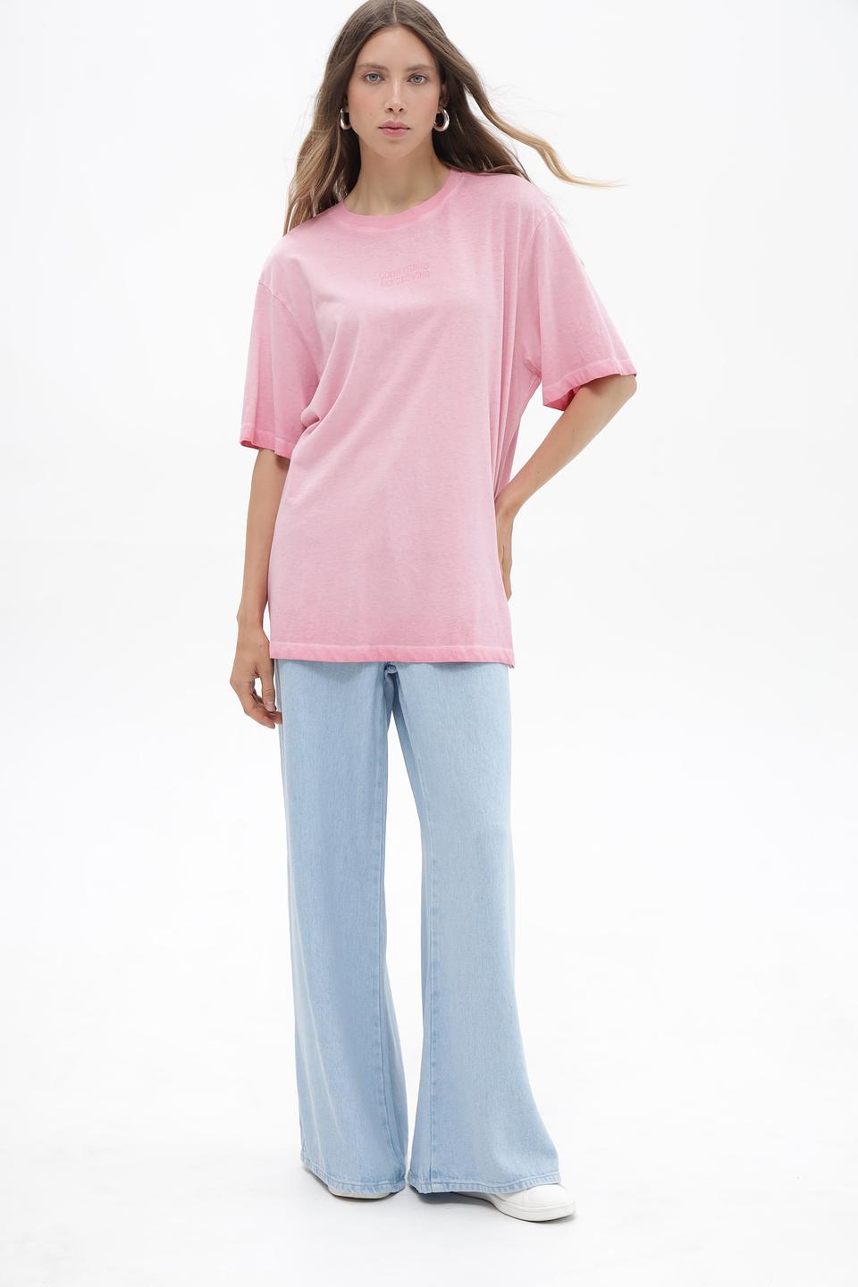 Футболка Tom Tailor denim розовый