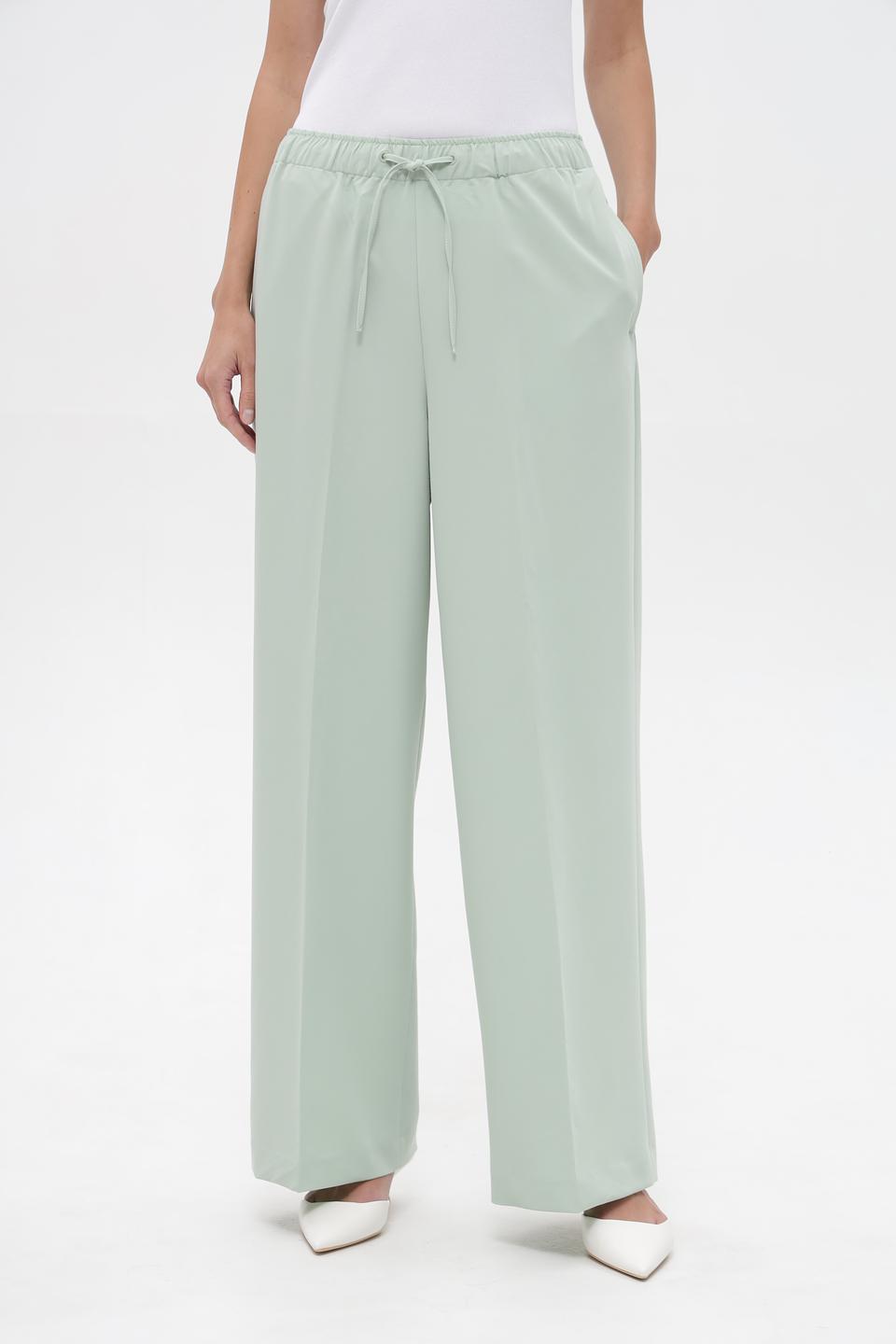 Брюки палаццо Tom Tailor мятные