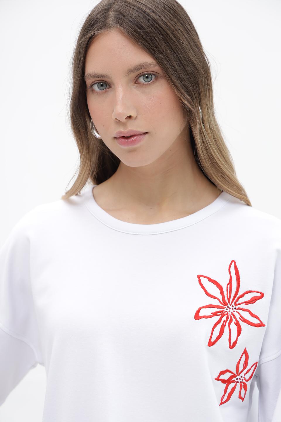 Футболка Passioni с цветами