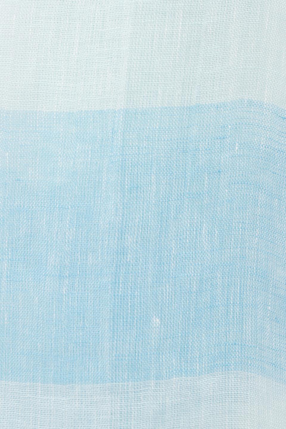 Шарф Fraas льняной голубой