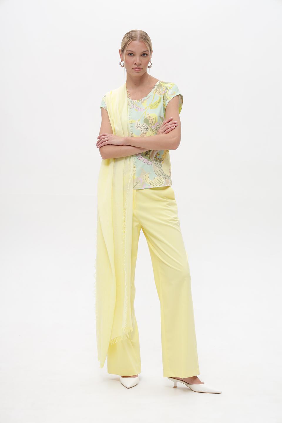 Шарф Fraas светло-желтый