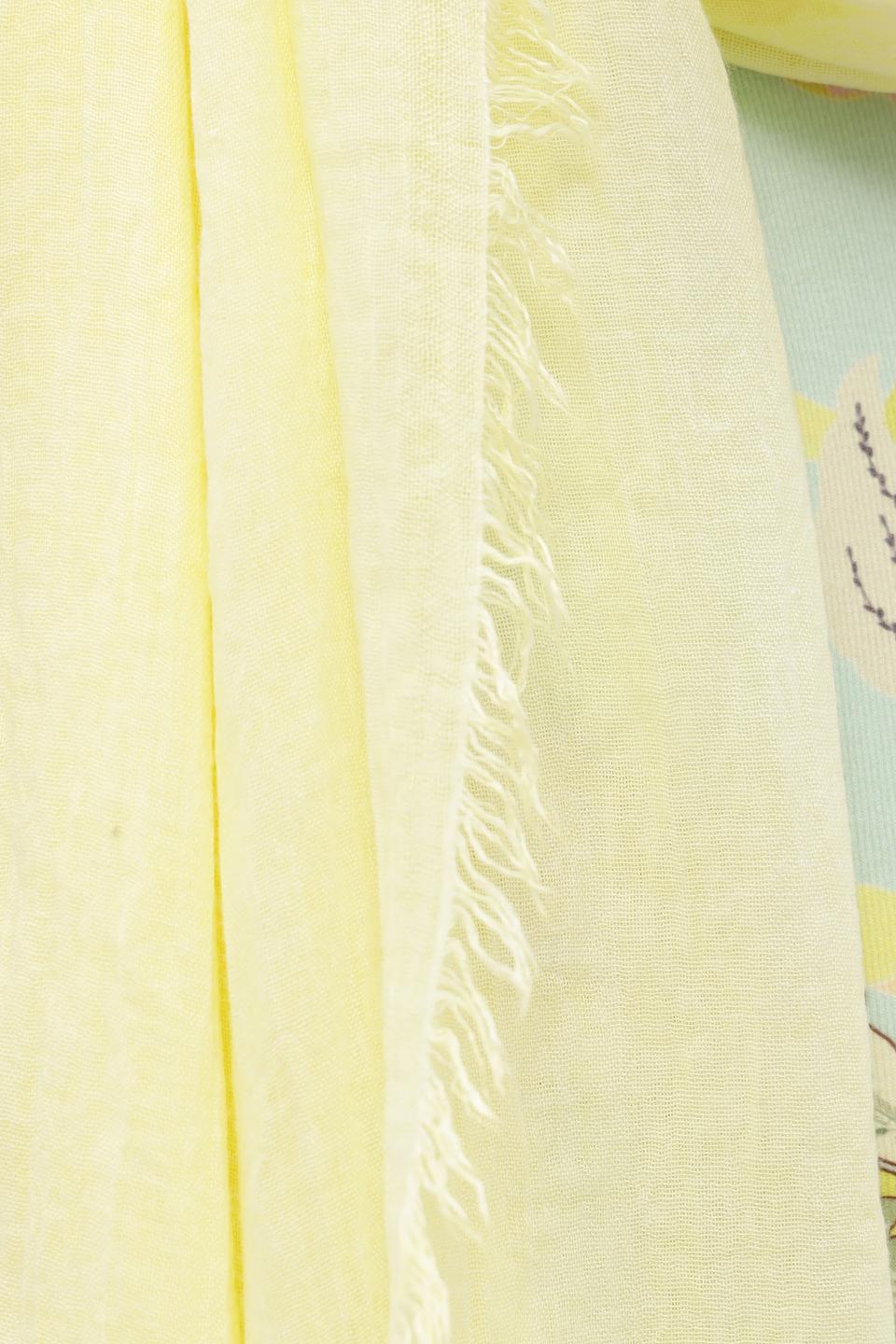 Шарф Fraas светло-желтый