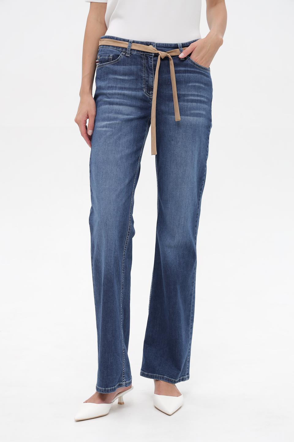 Джинсы Ppep с поясом