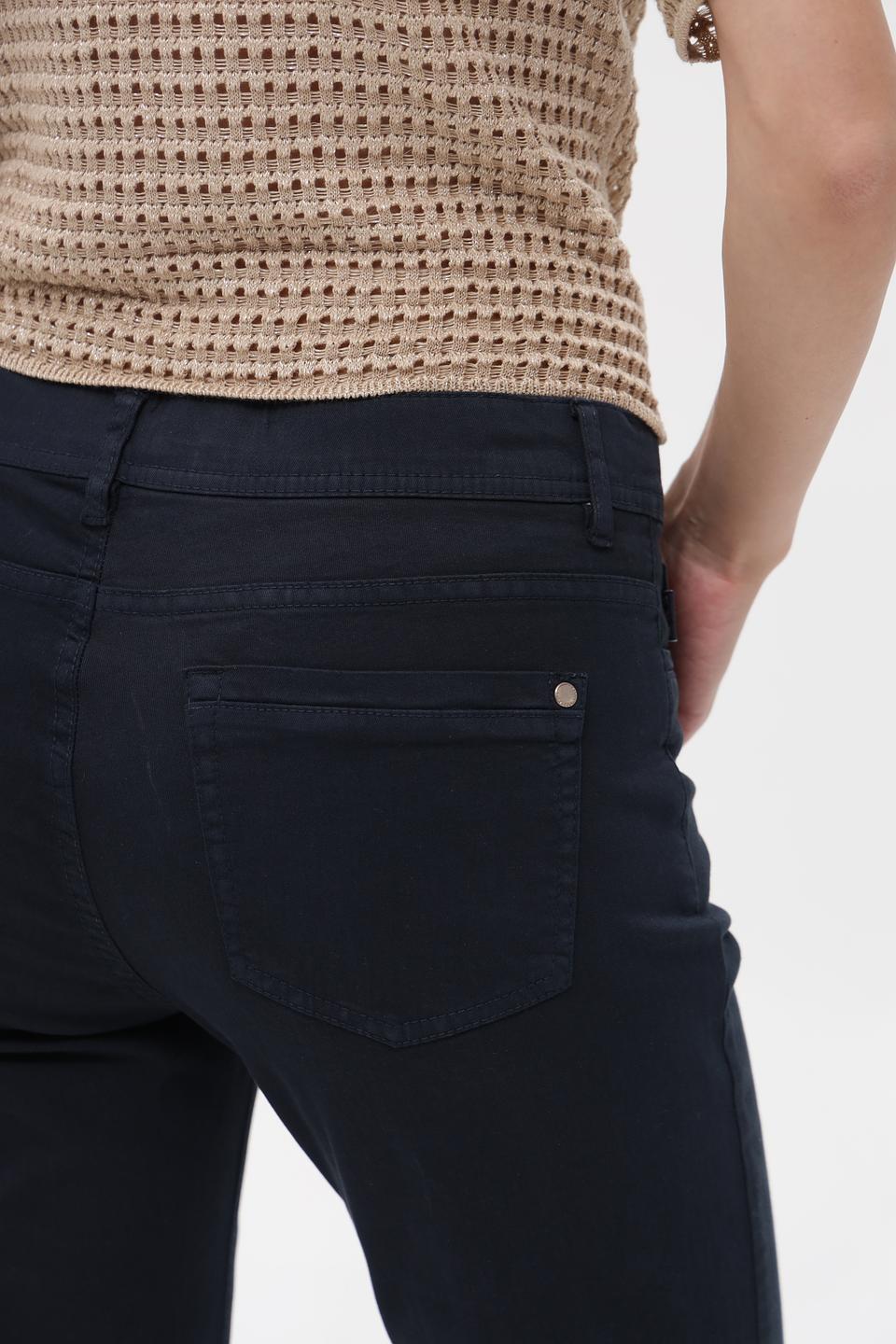 Брюки ZRS клеш темно-синие