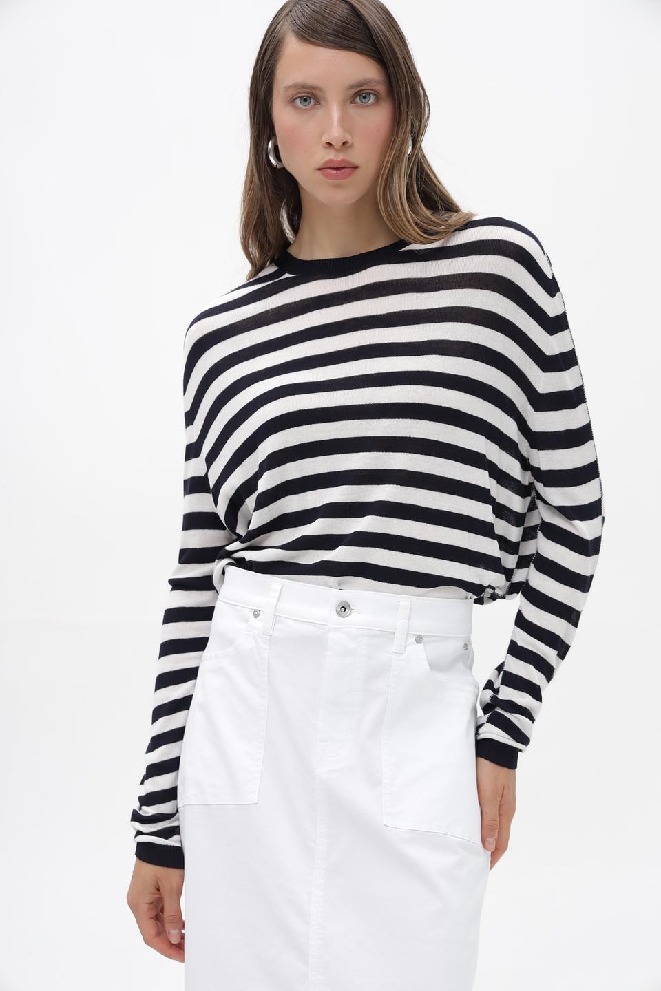 Пуловер Rich and Royal в полоску