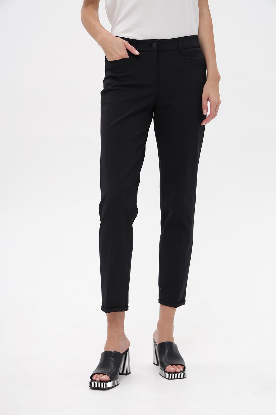 Брюки Cambio чёрные прямые