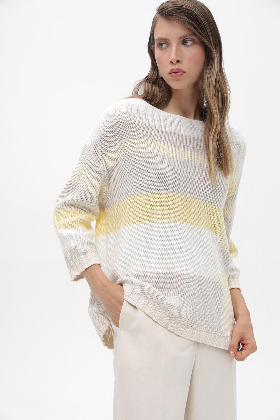 Пуловер Olsen в полоску