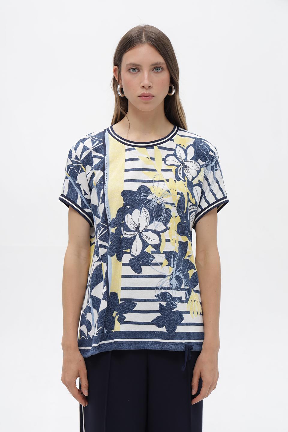 Футболка Olsen с цветочным принтом