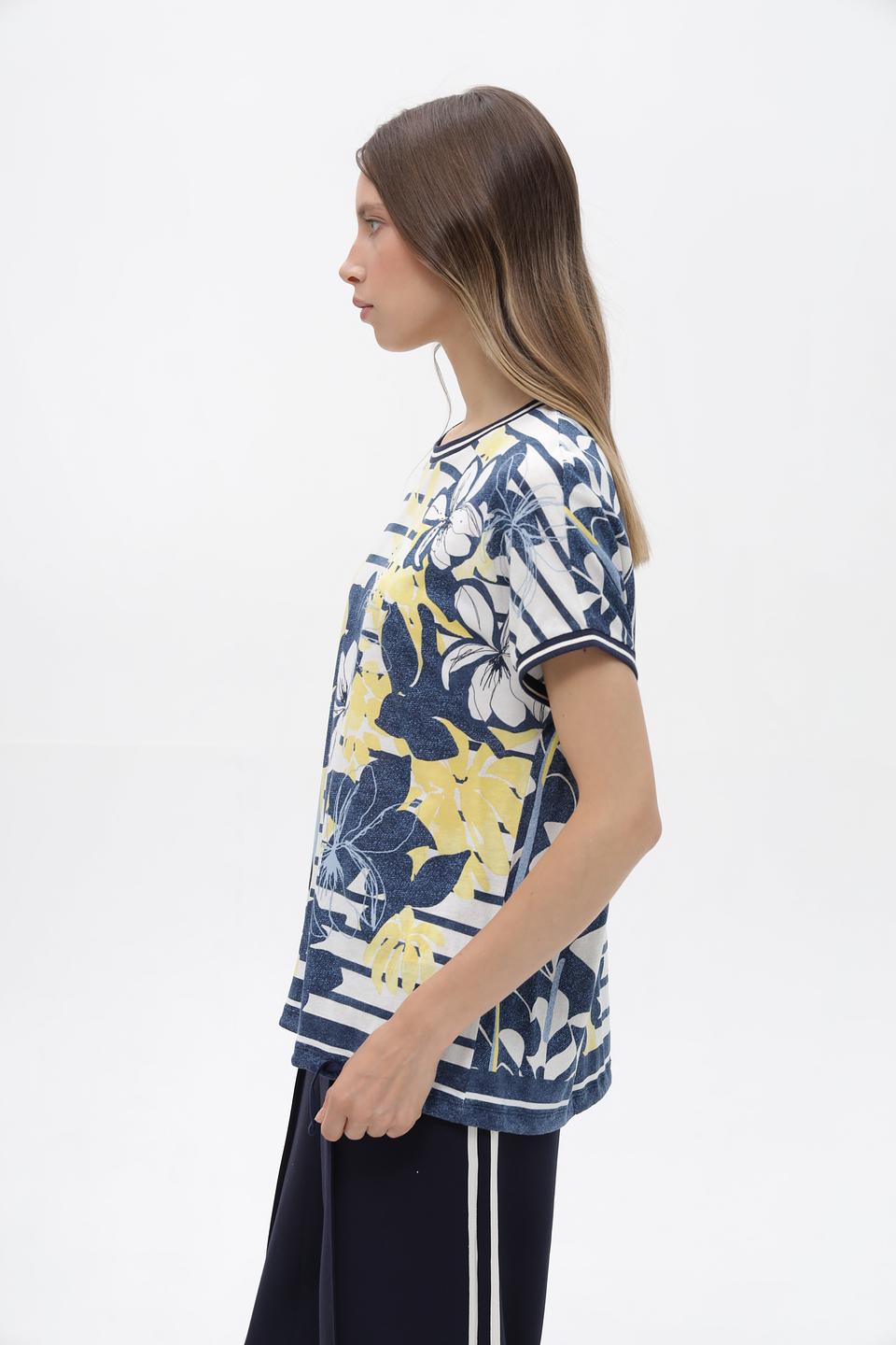 Футболка Olsen с цветочным принтом