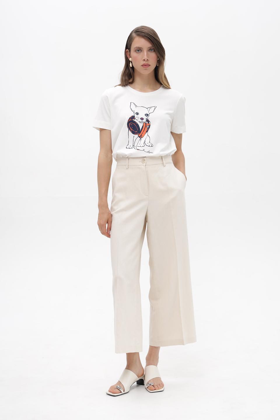 Футболка Olsen с чихуахуа