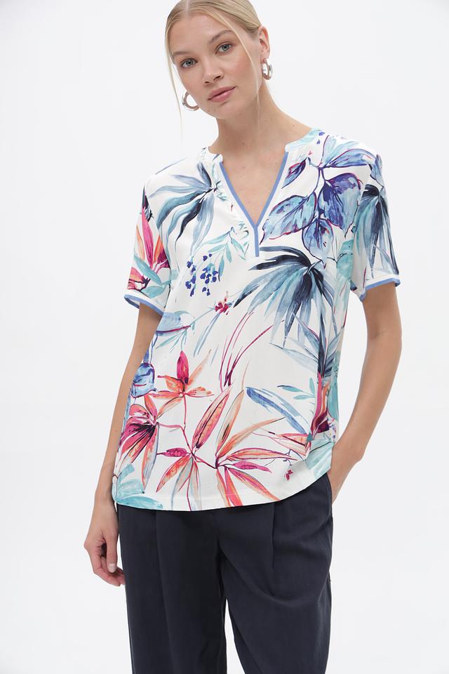 Блузка Toni collection с цветочным принтом