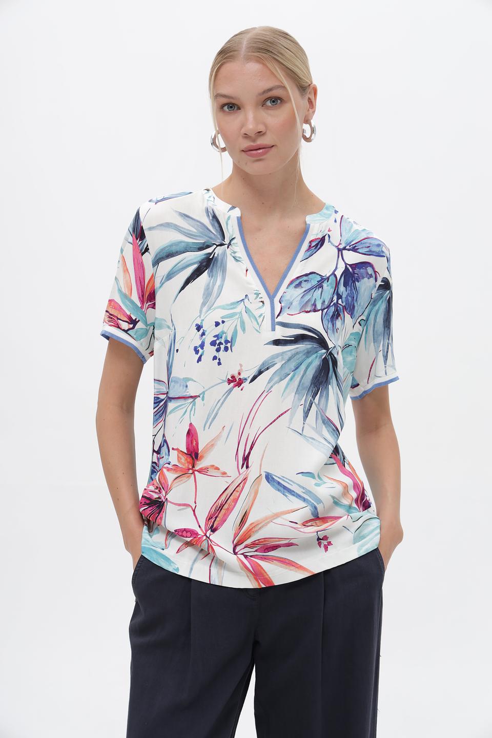 Блузка Toni collection с цветочным принтом