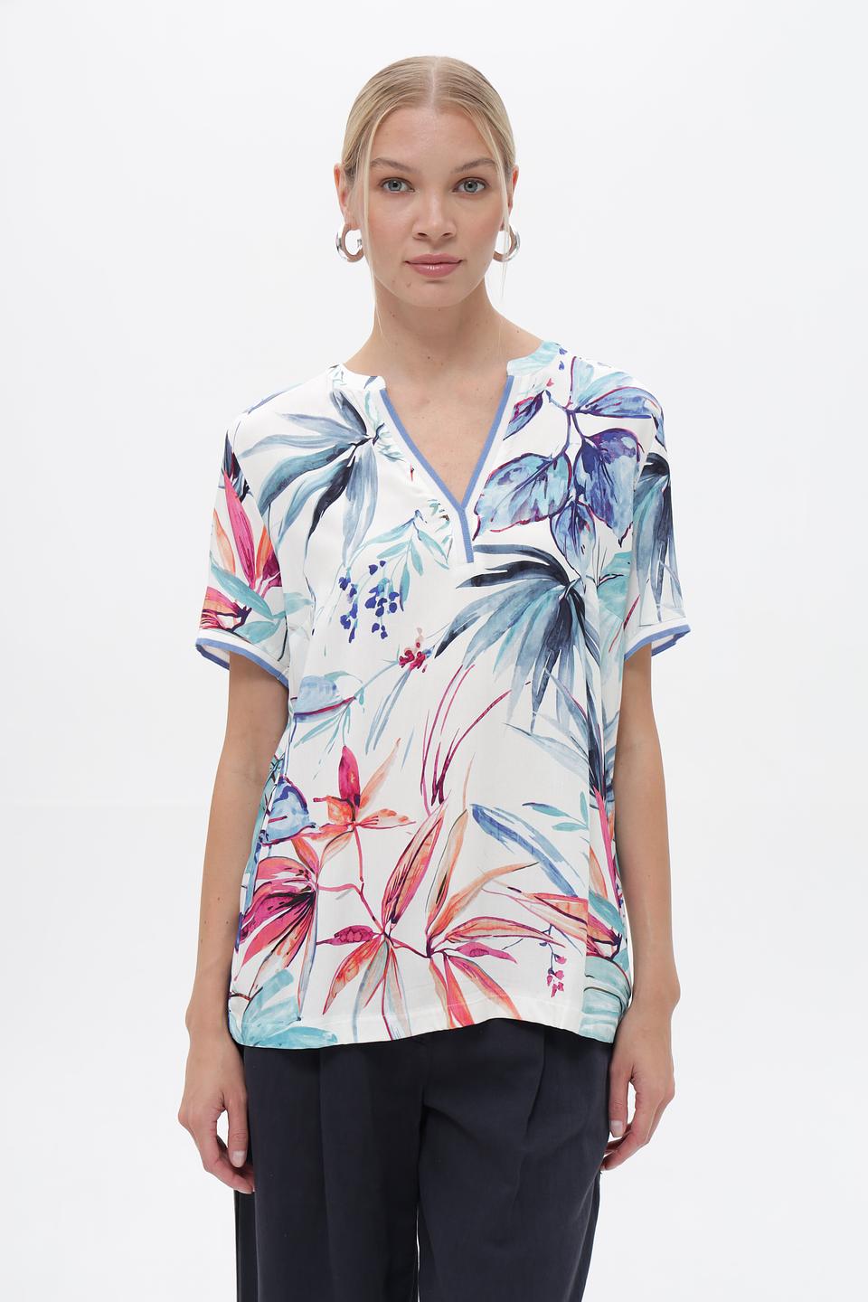 Блузка Toni collection с цветочным принтом