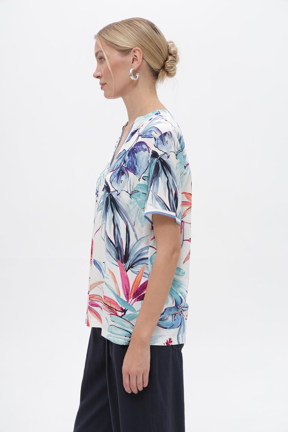 Блузка Toni collection с цветочным принтом