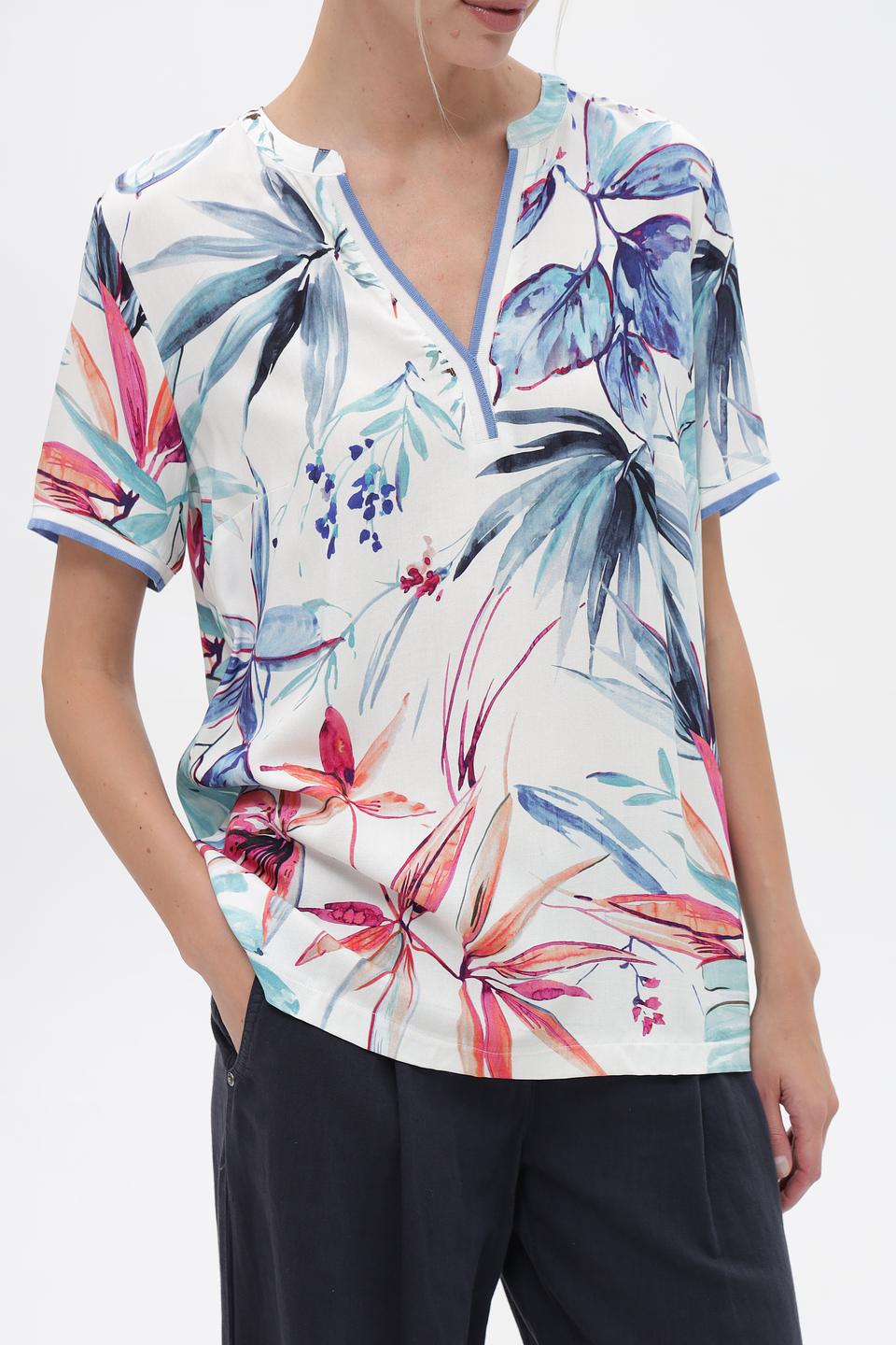 Блузка Toni collection с цветочным принтом