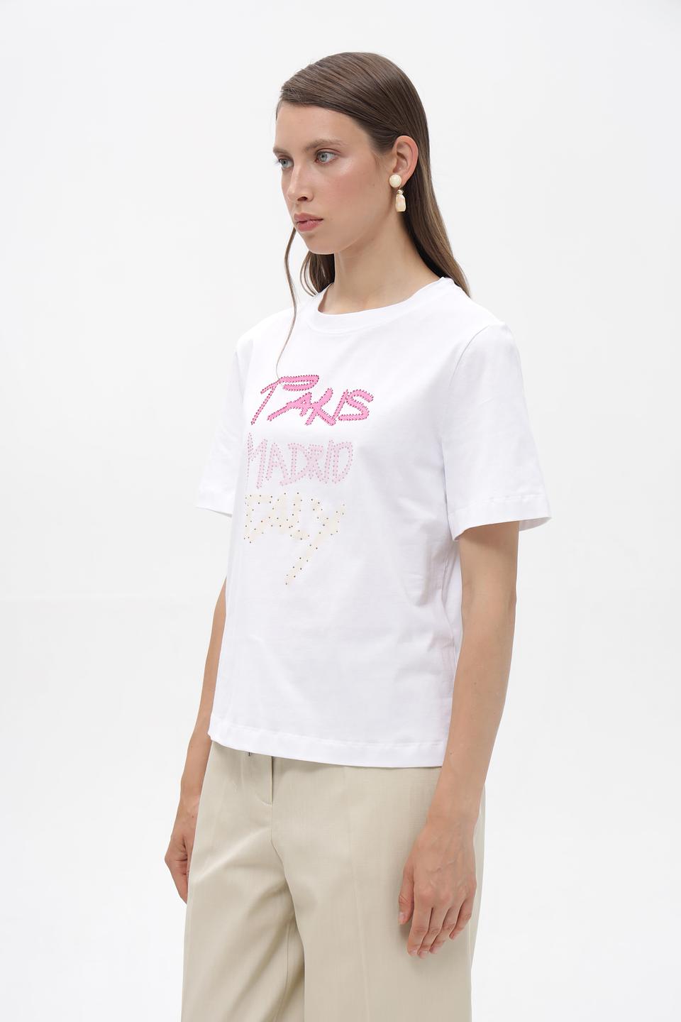 Футболка Rich and Royal с принтом Paris