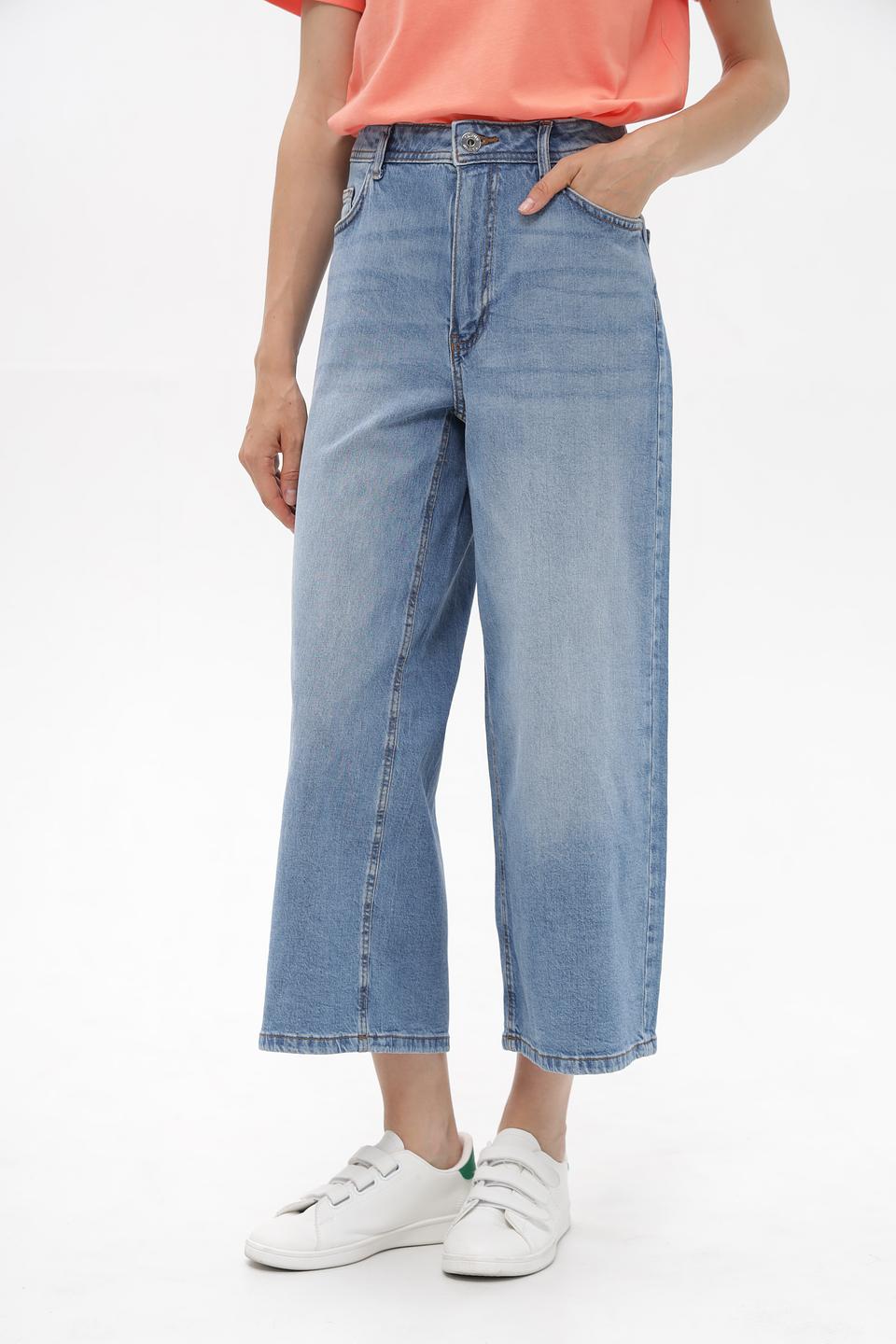 Джинсы Taifun клеш голубые