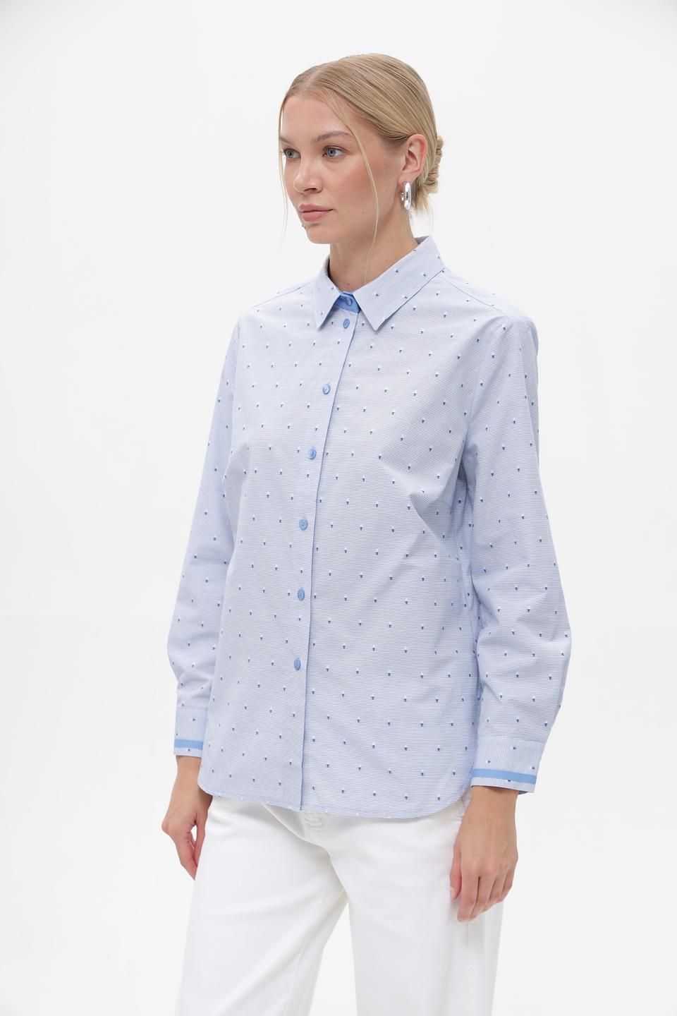 Блузка Frank Walder в полоску