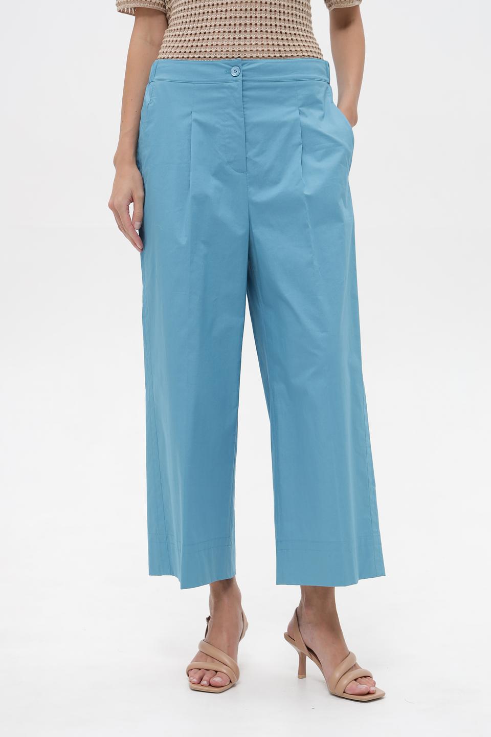 Брюки кюлоты Luisa Cerano голубые