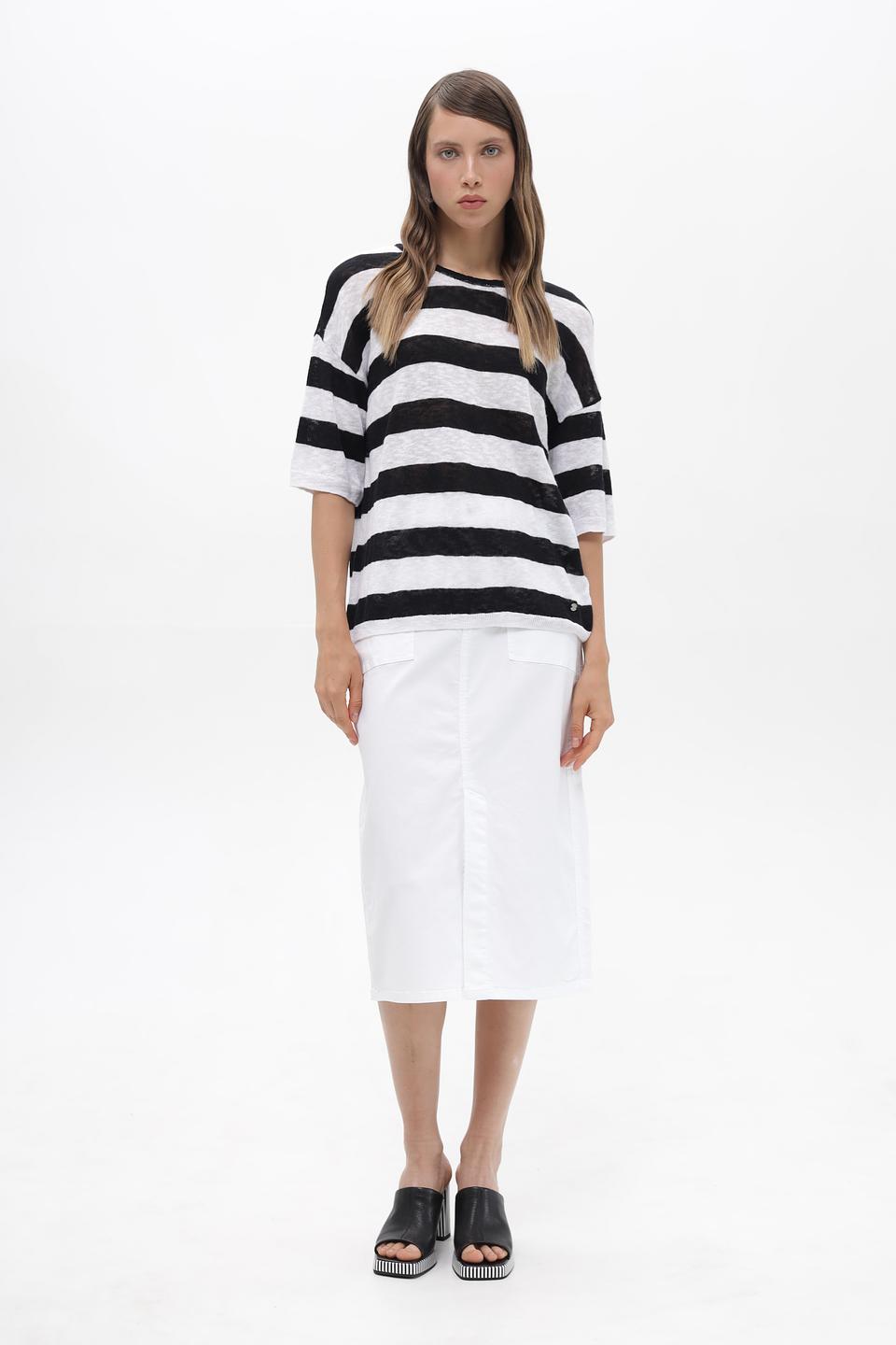 Пуловер Bugatti в полоску