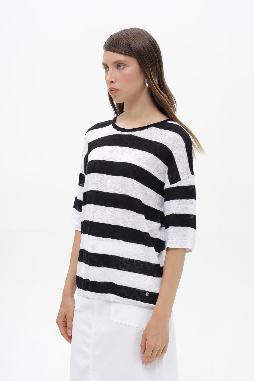 Пуловер Bugatti в полоску