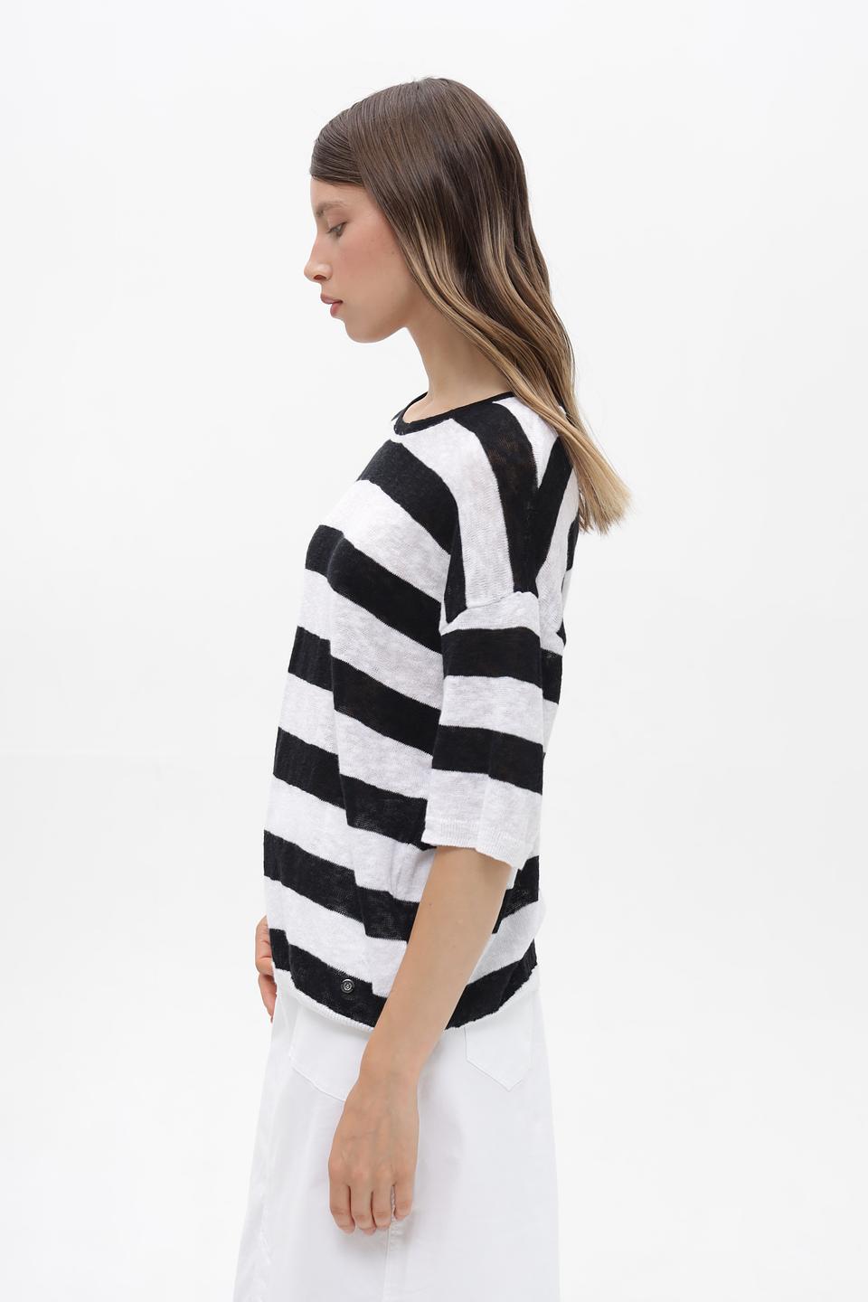 Пуловер Bugatti в полоску