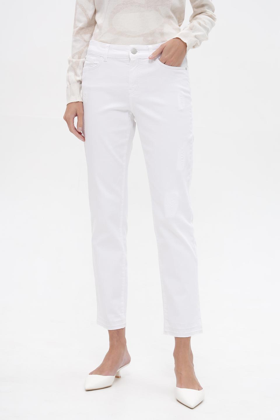 Джинсы прямые Marc Cain белые