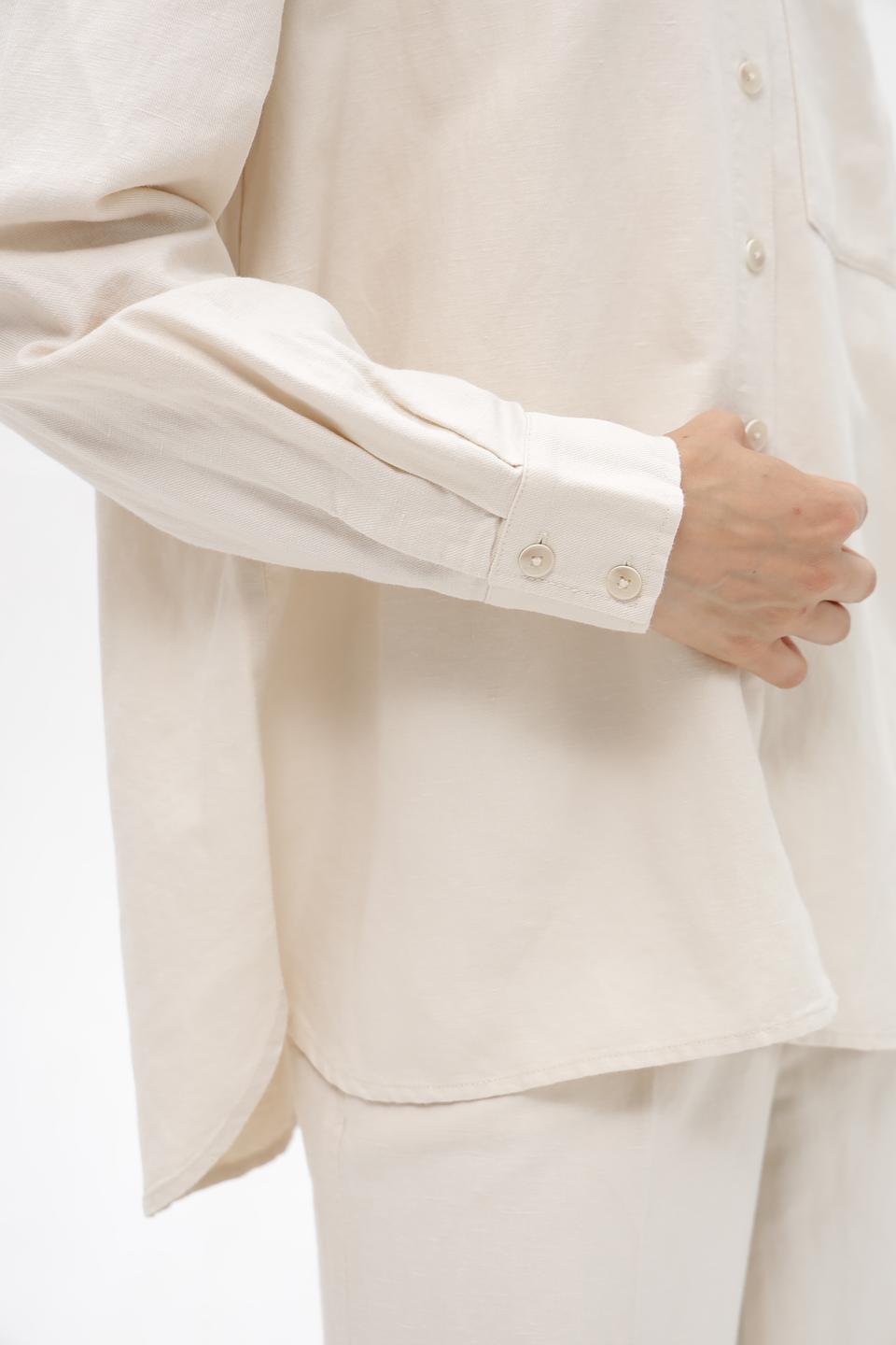 Рубашка Gerry Weber бежевая с длинным рукавом