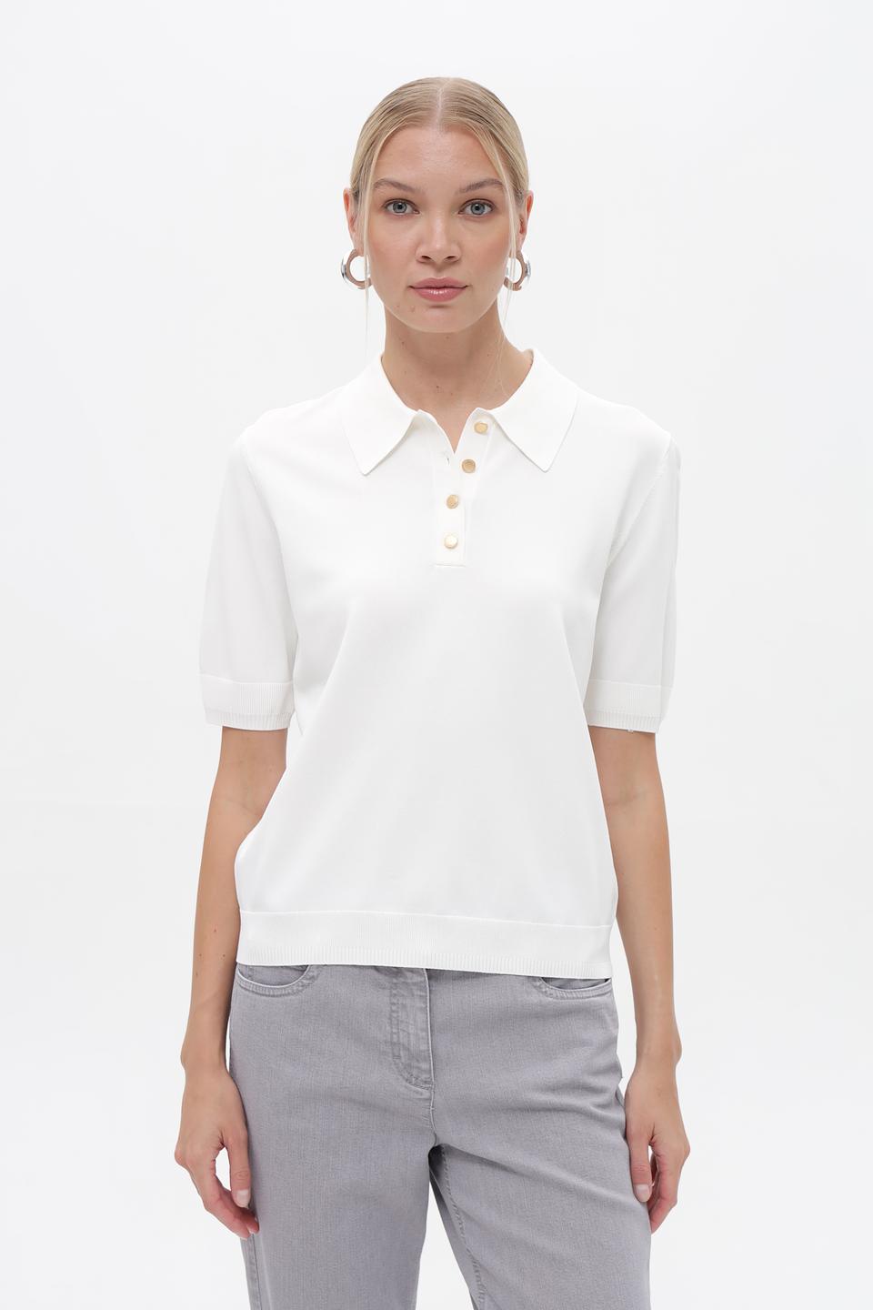 Пуловер Gerry Weber с воротником-поло