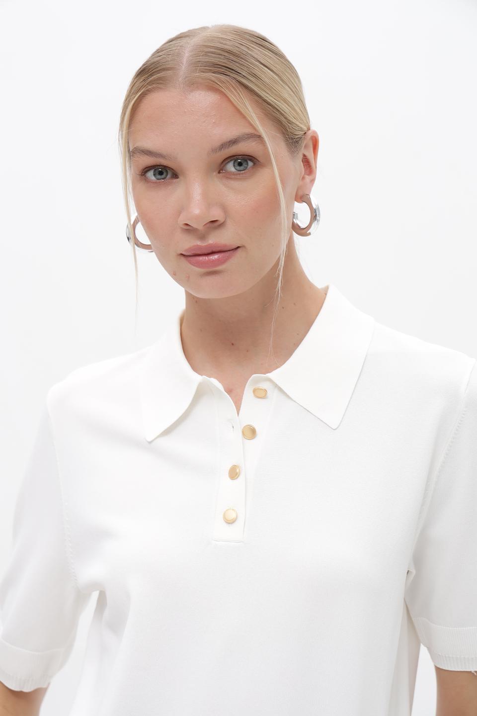 Пуловер Gerry Weber с воротником-поло