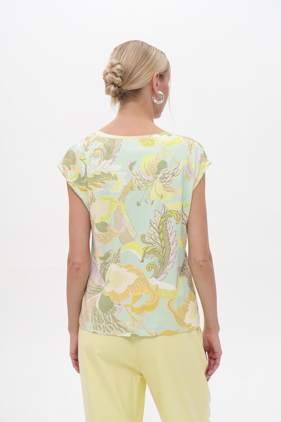 Топ Marc Cain с цветочным принтом