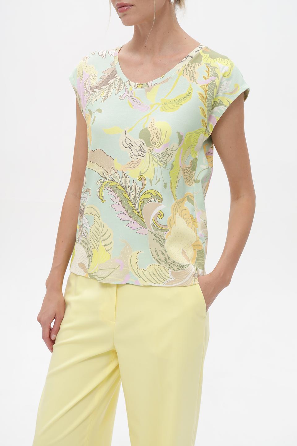 Топ Marc Cain с цветочным принтом