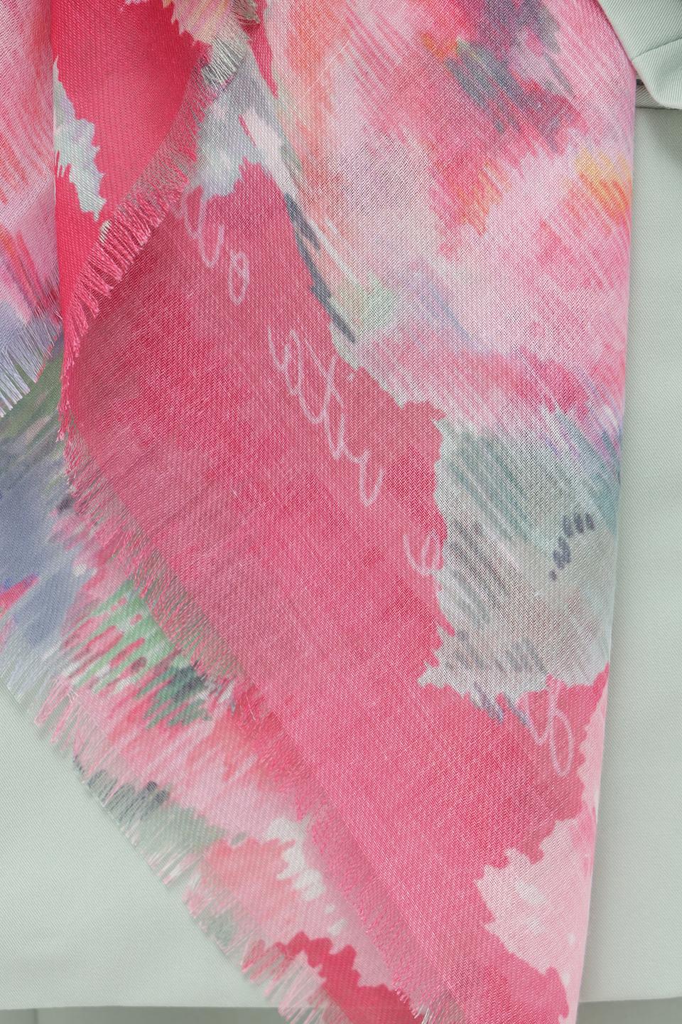 Шарф Oui с цветочным принтом