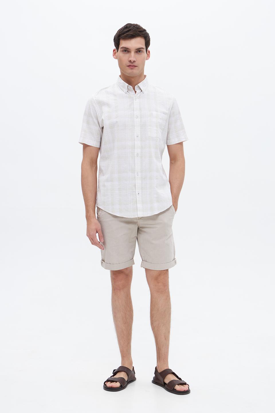 Рубашка кр Lerros мужская в клетку