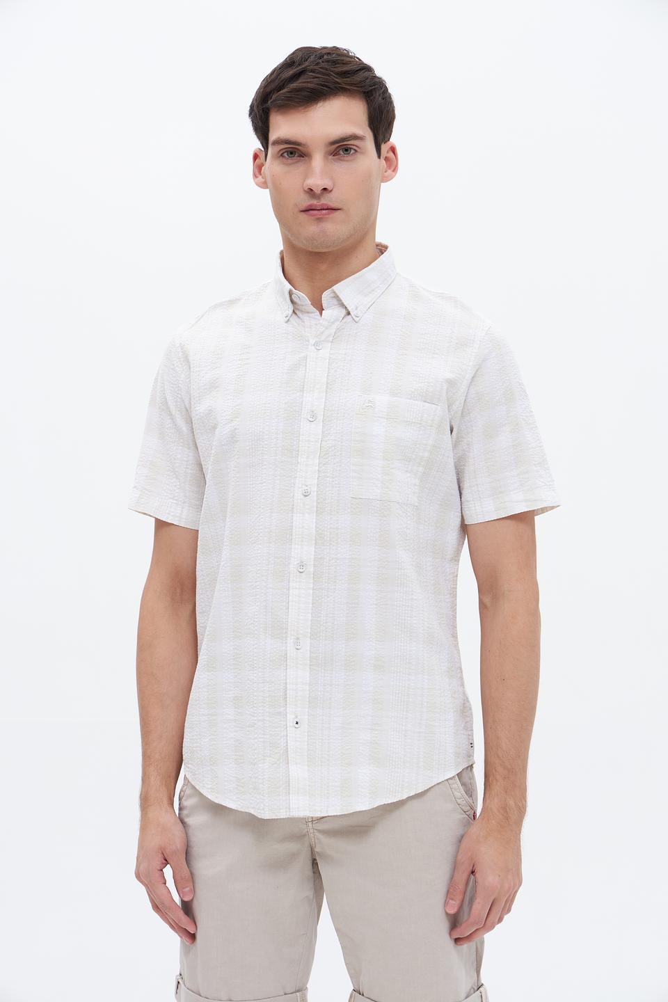 Рубашка кр Lerros мужская в клетку