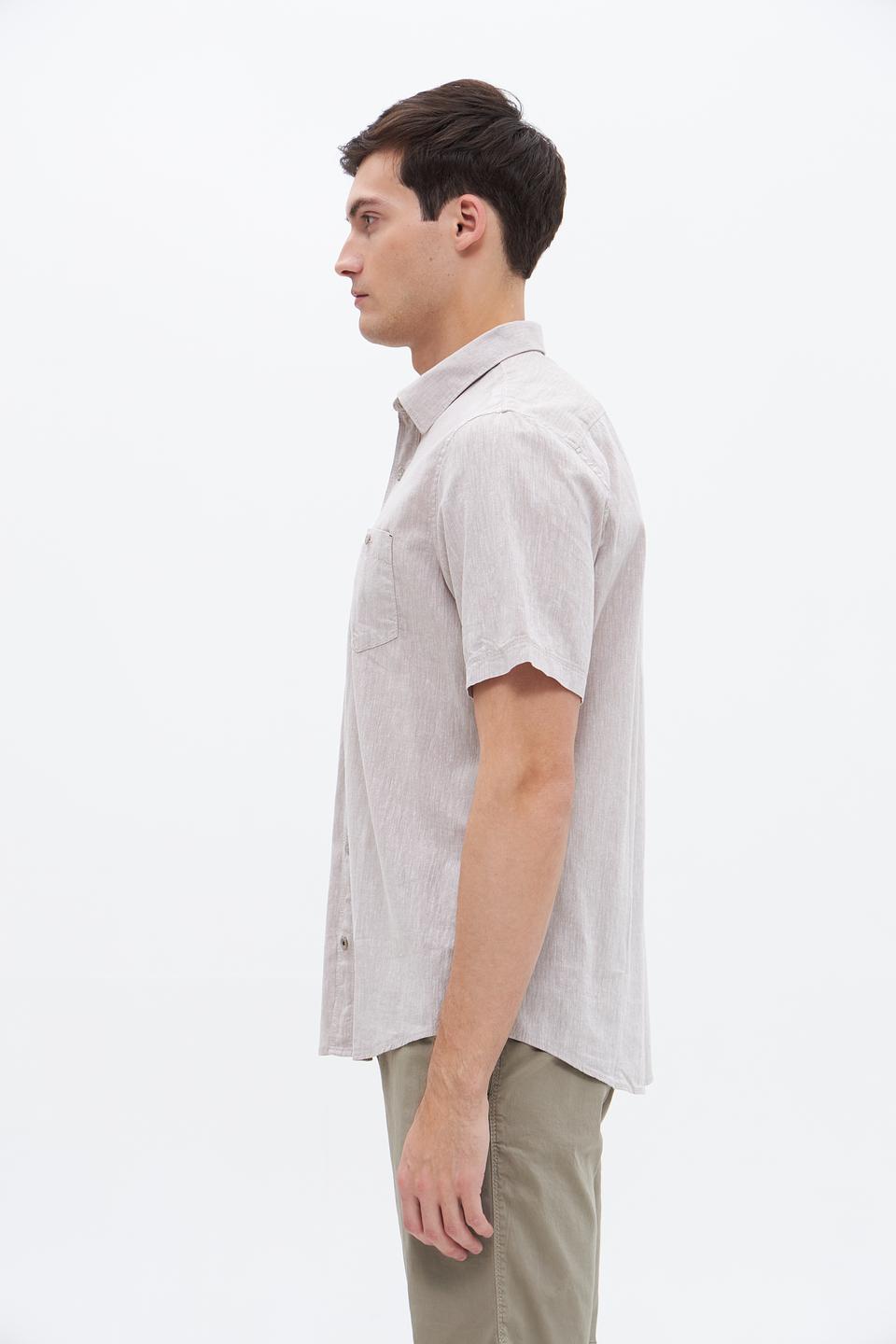 Рубашка кр-рукав Lerros бежевая