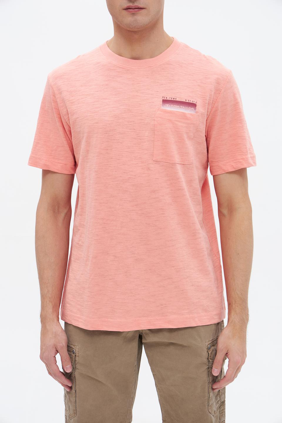 Футболка Tom Tailor персиковая