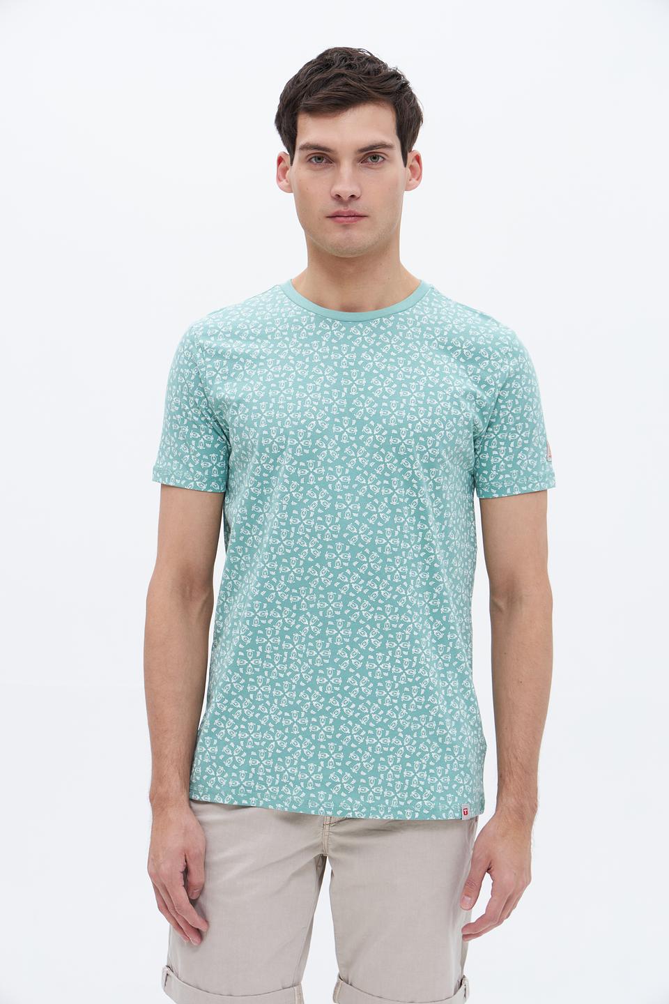 Футболка Time Zone с принтом мятный