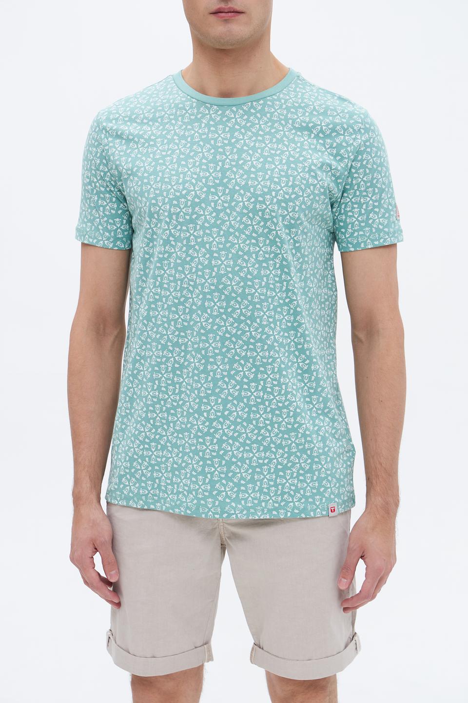Футболка Time Zone с принтом мятный