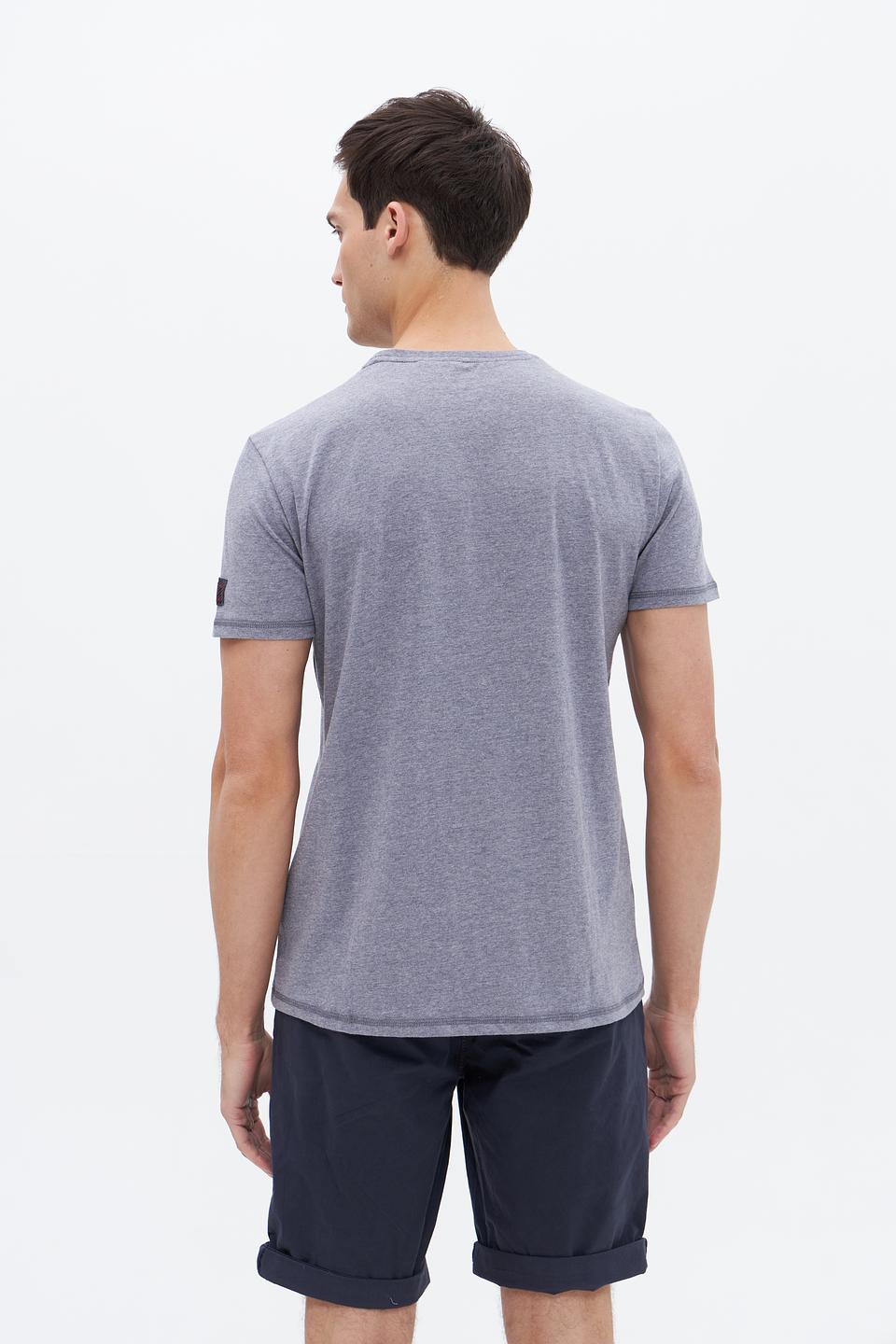 Футболка Time Zone с принтом серая