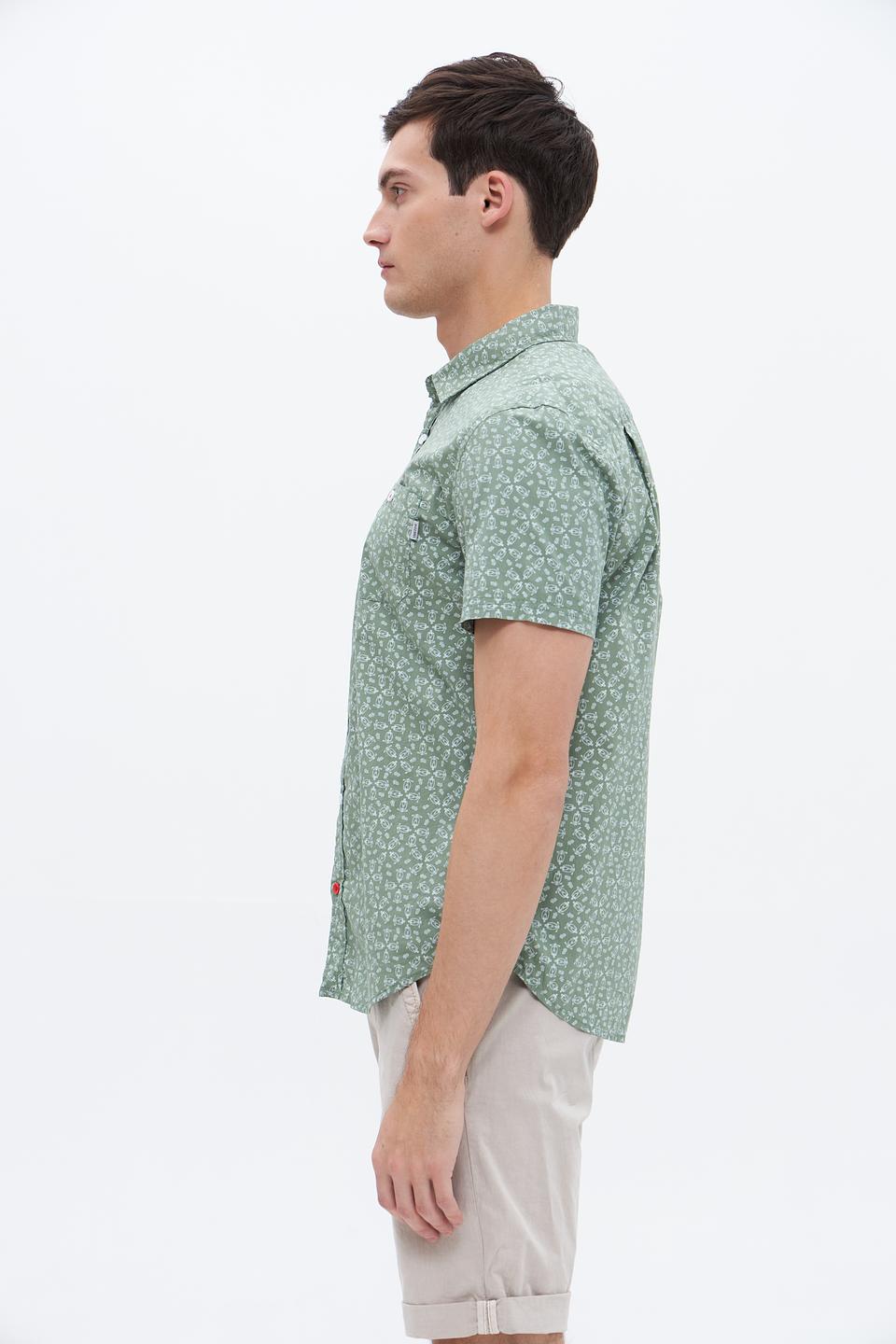 Рубашка кр Time Zone с принтом