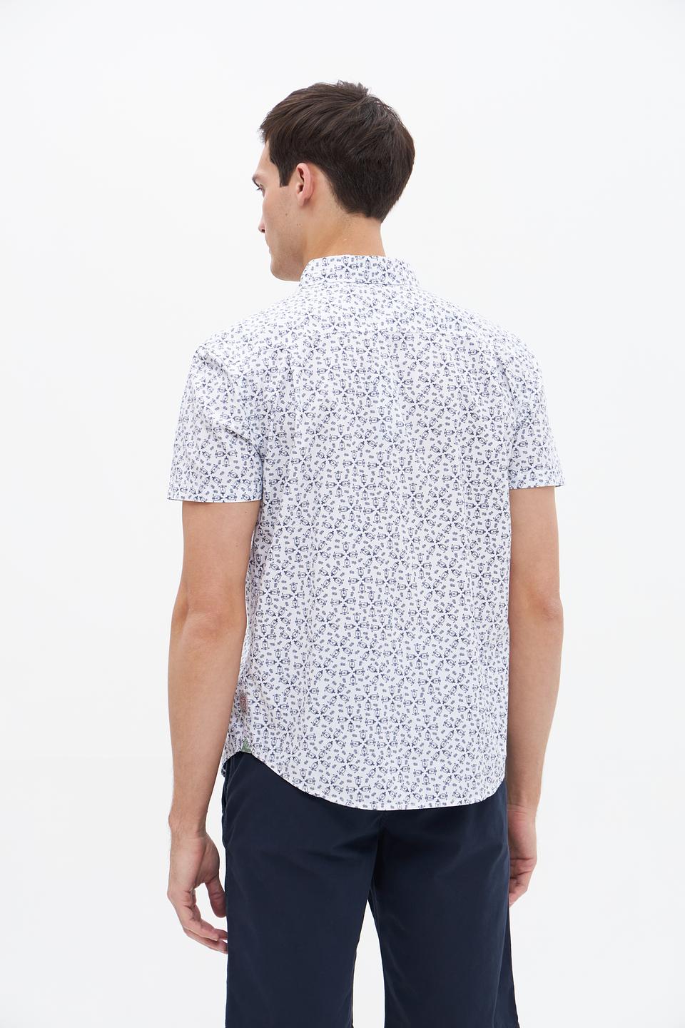 Рубашка кр Time Zone с принтом