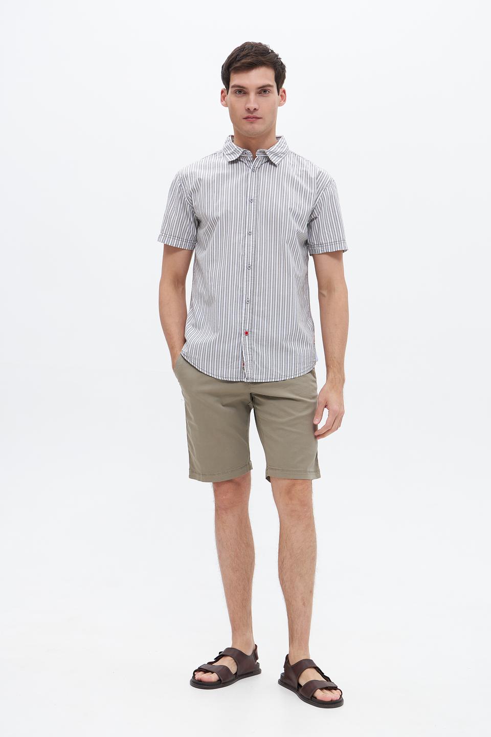 Рубашка кр Time Zone в полоску