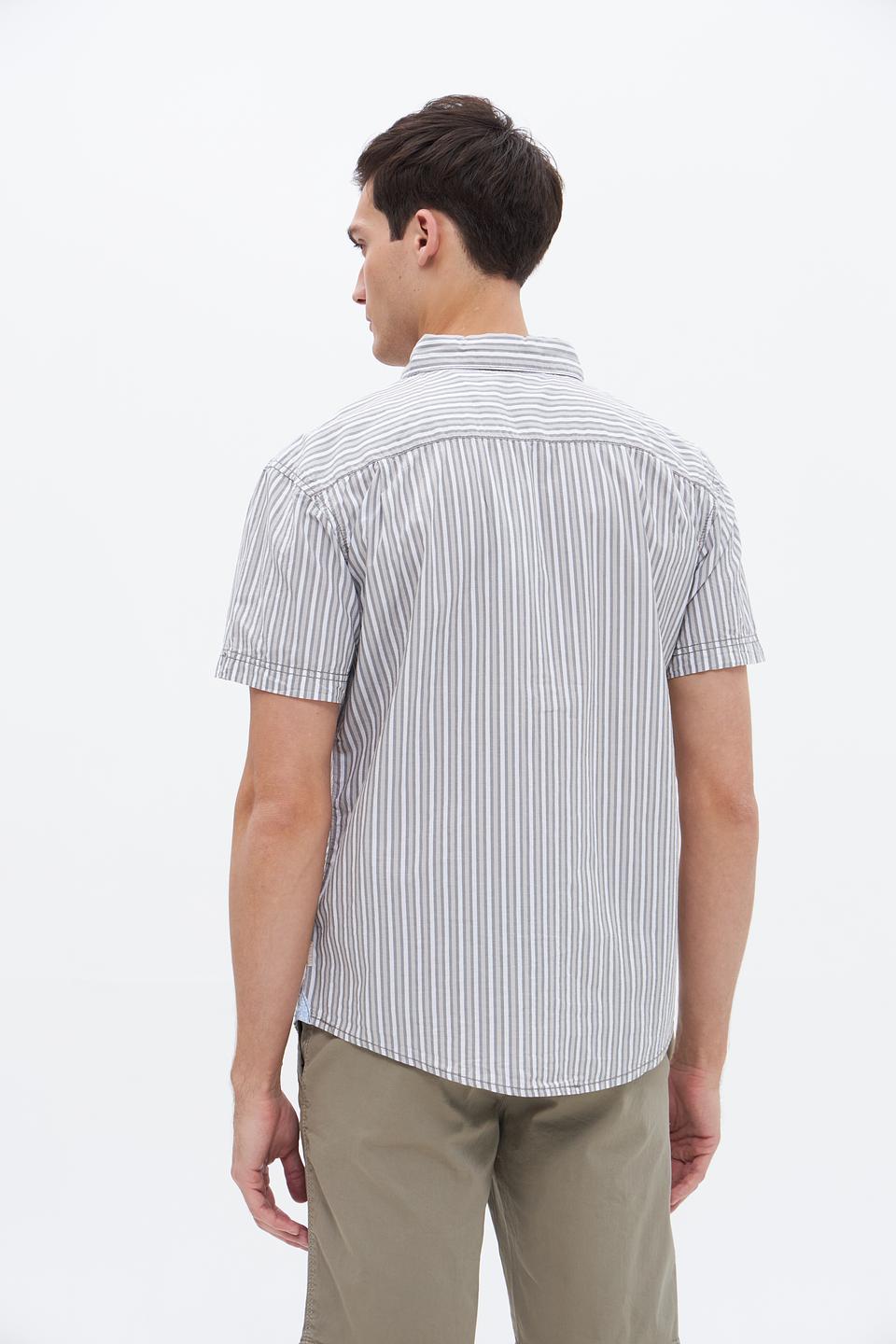 Рубашка кр Time Zone в полоску