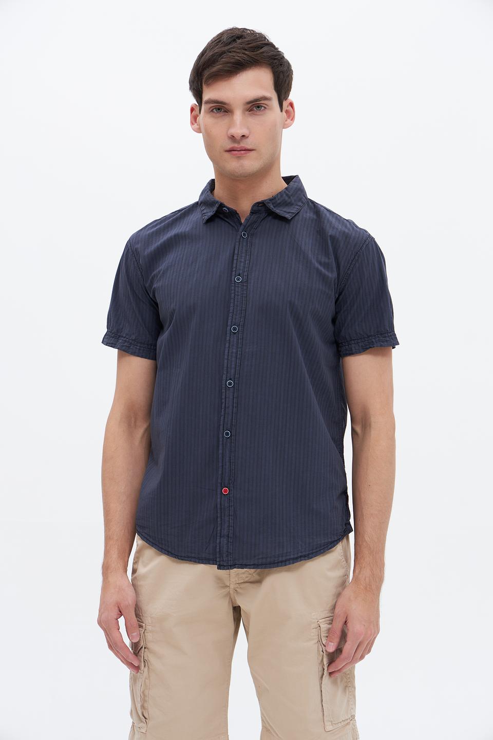 Рубашка кр Time Zone в полоску