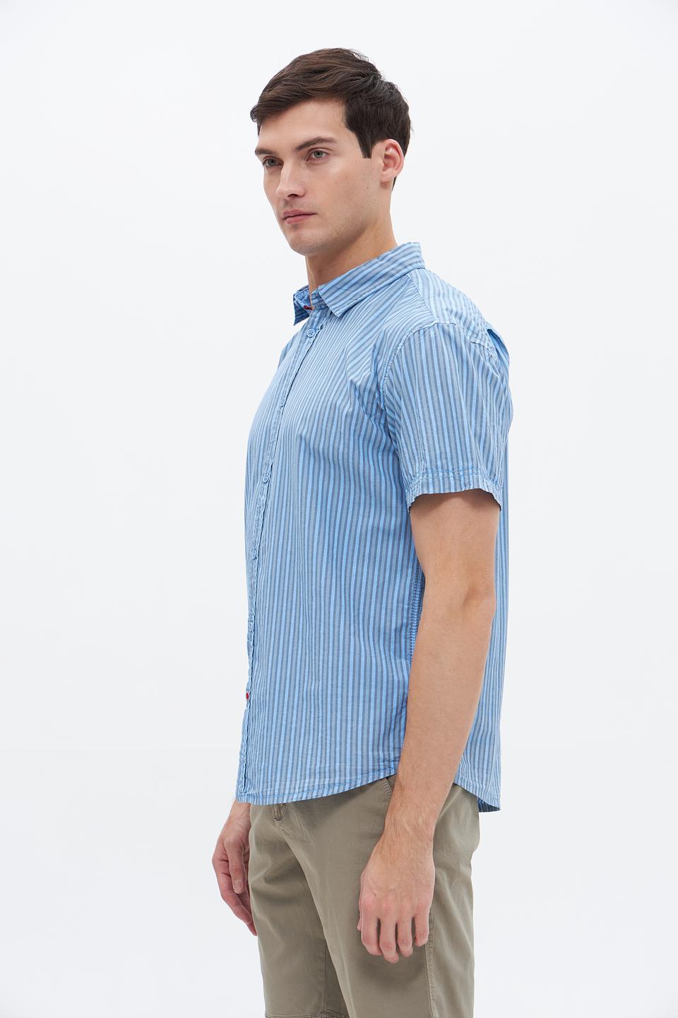 Рубашка кр Time Zone в полоску