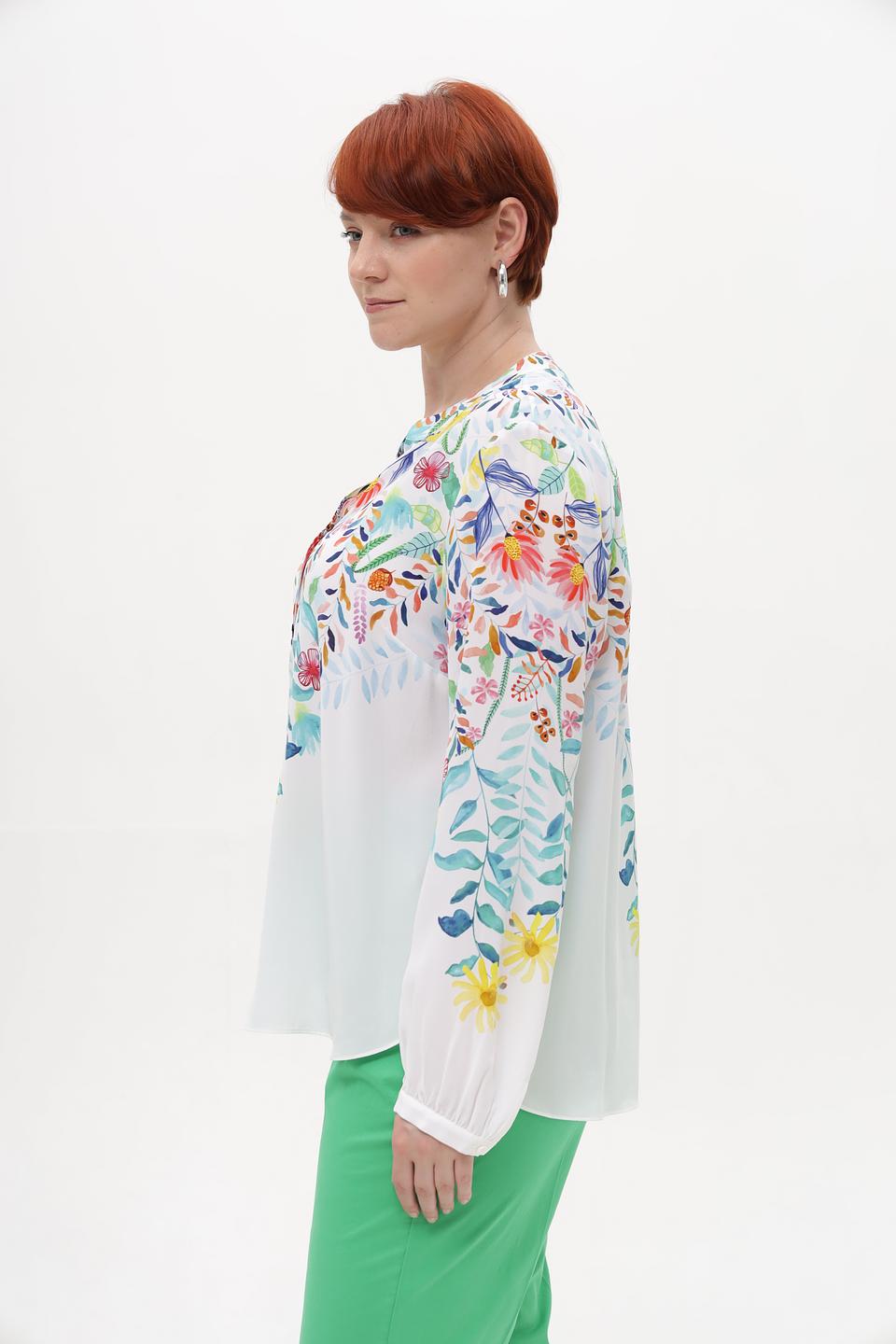 Блузка Herzens Angelegenheit с цветочным принтом