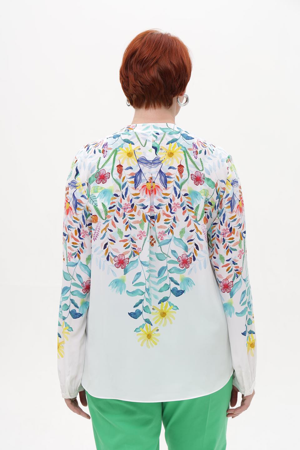 Блузка Herzens Angelegenheit с цветочным принтом