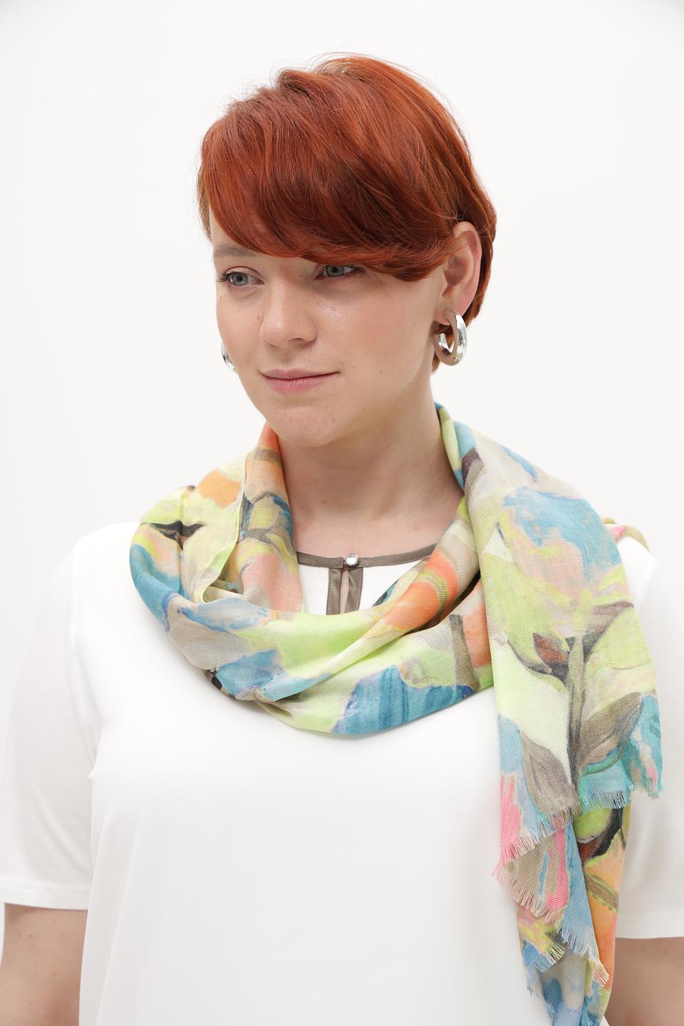 Шарф Fraas с цветочным принтом